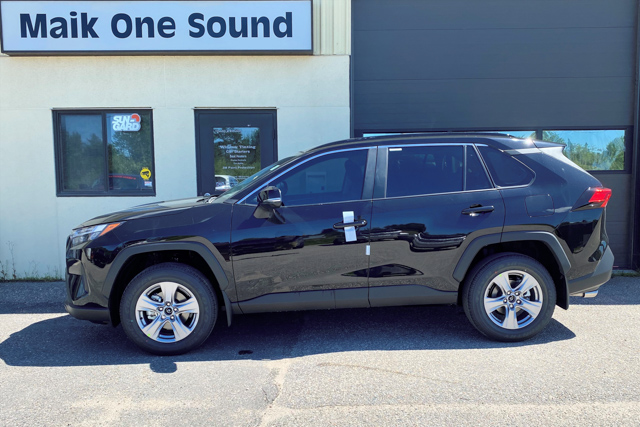 Toyota 2022 Rav4 with professional window tint in North Bay